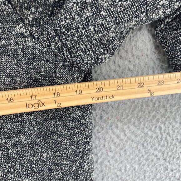 Talbots Blazer Womens 12 Gray Marled Wool Button Up Pockets Office Career Work - Picture 8 of 10